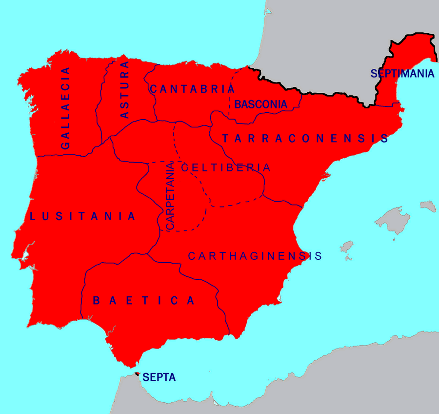 Portugal Spain Map 700
