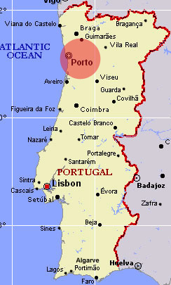 portugal Vila Nova de Gaia map