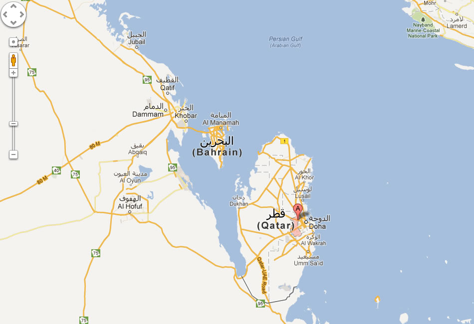 map of Ar Rayyan qatar