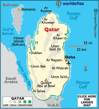 qatar salwa map