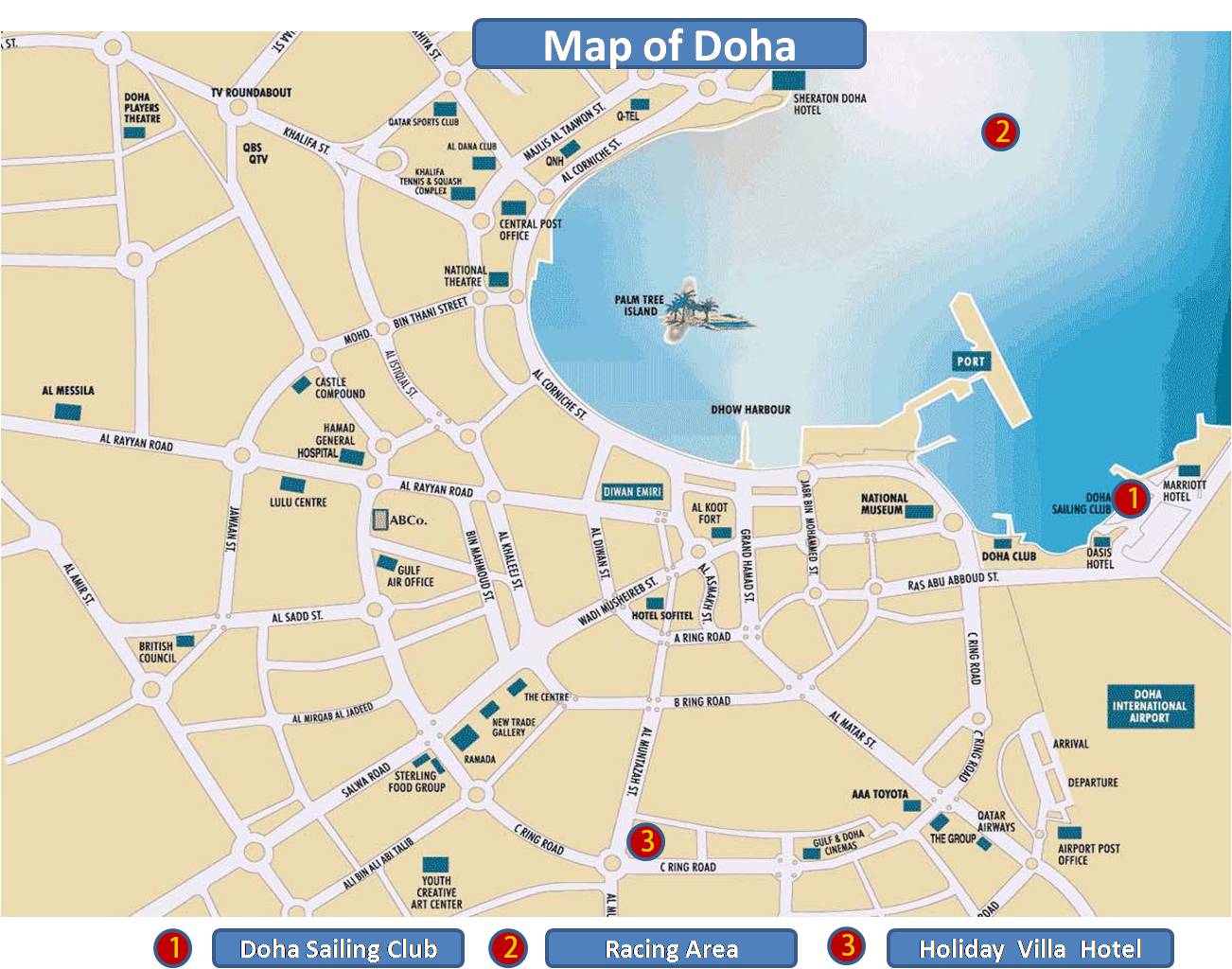 doha city map