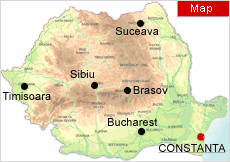 constanta map romania