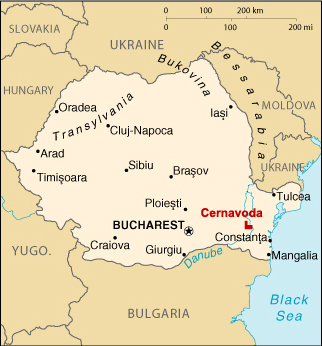 romania map Constanta
