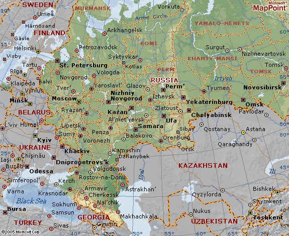 Brezhnev map russia