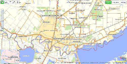 krasnodar metropolitan map