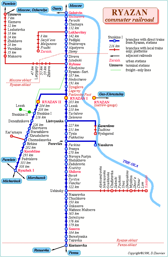 Ryazan metro map