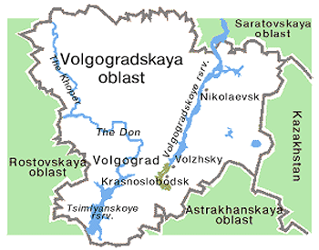 Volgograd map