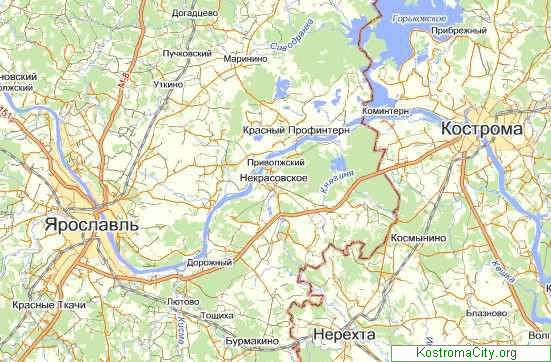 Yaroslavl russian map