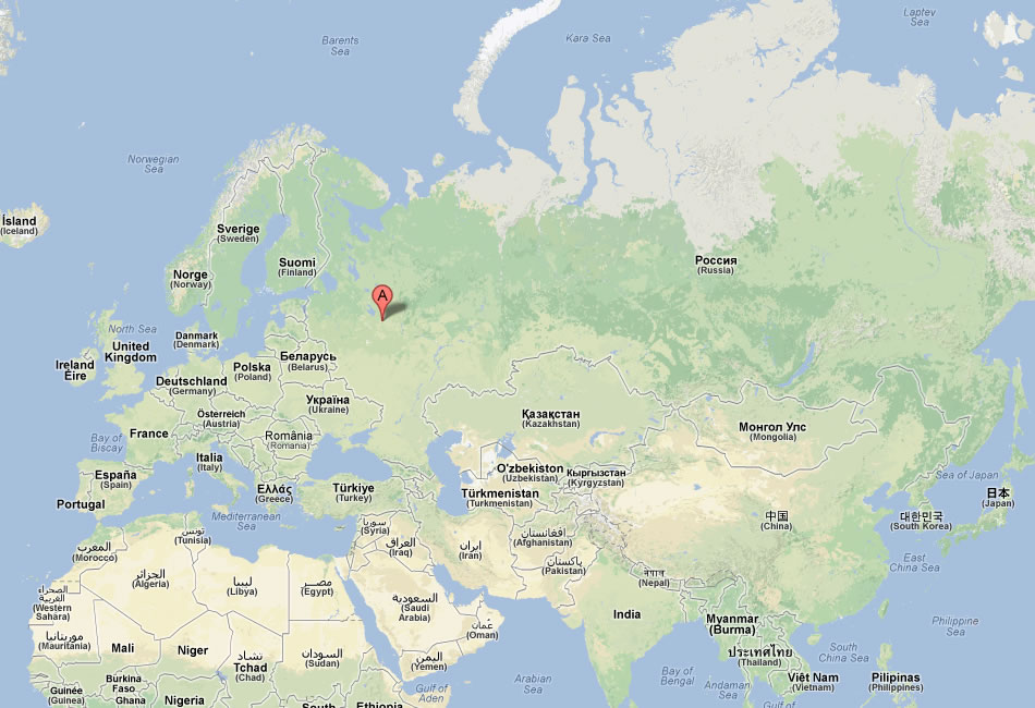 map of Yaroslavl russia