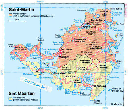 Saint Martin Maps