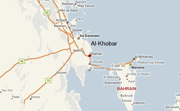 Al Khubar map