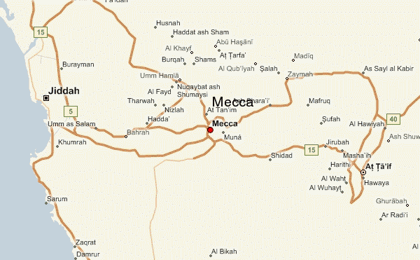 Mecca map