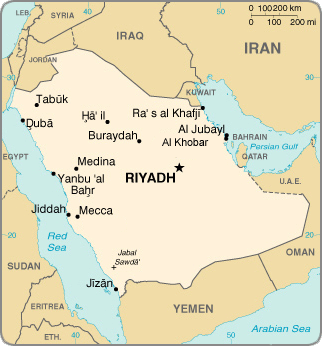Yanbu al Bahr map saudi arabia