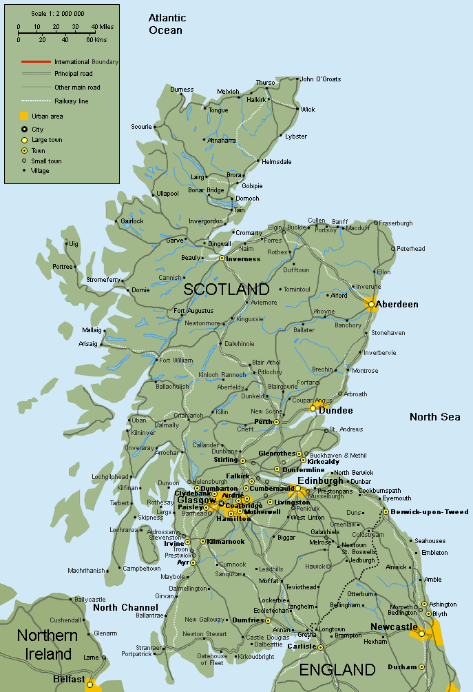 Scotland Map