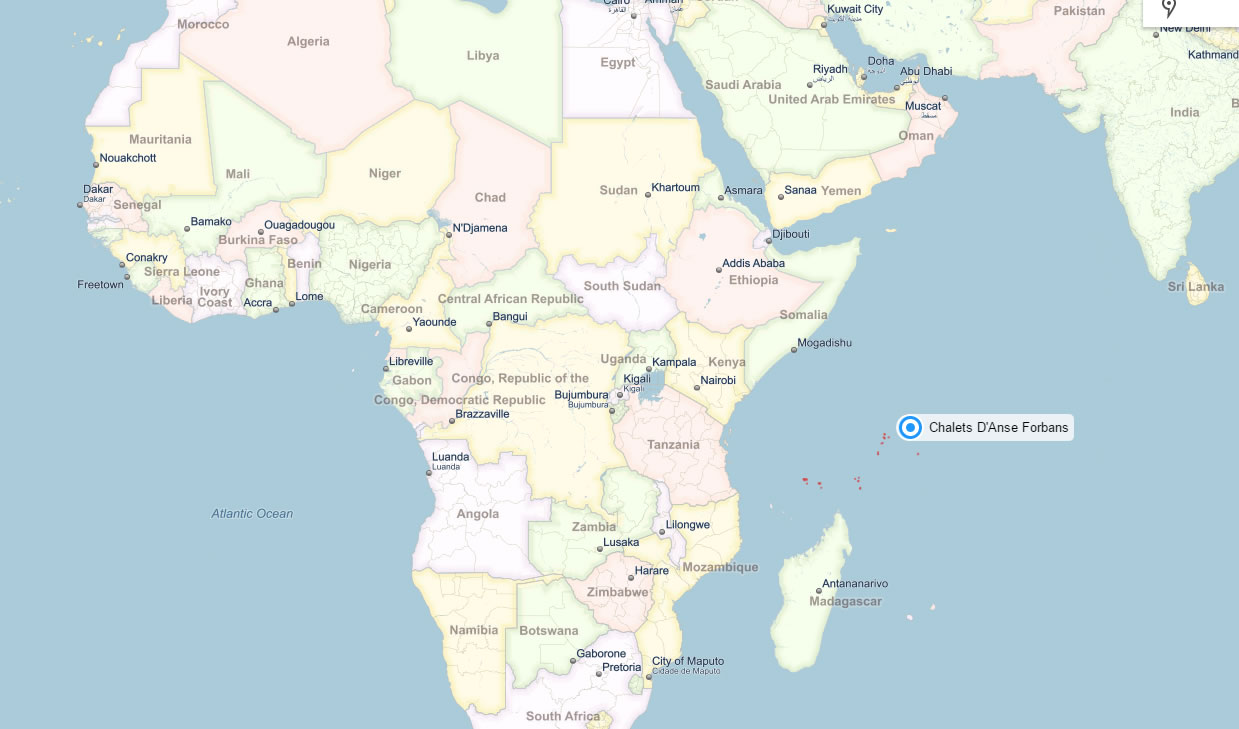 anse lazio seychelles map africa