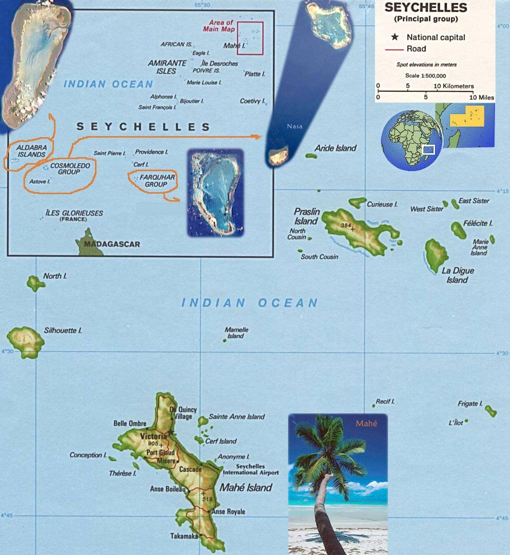 Seychelles National Map