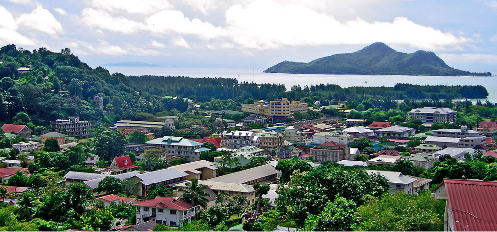 view from victoria seychelles