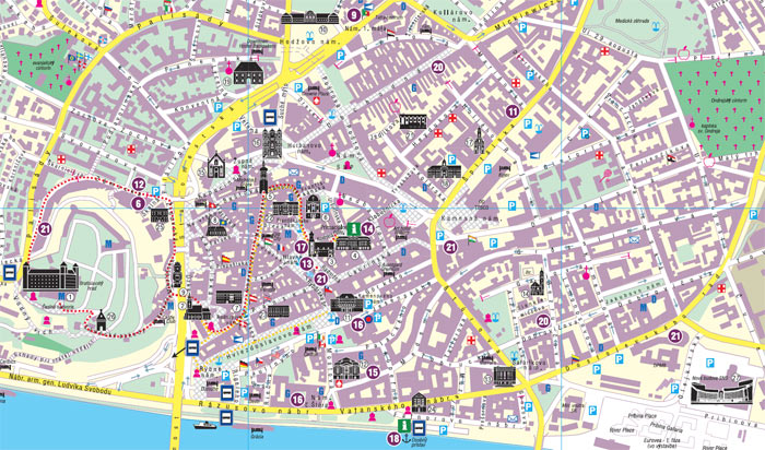 Bratislava Map Bratislava Map