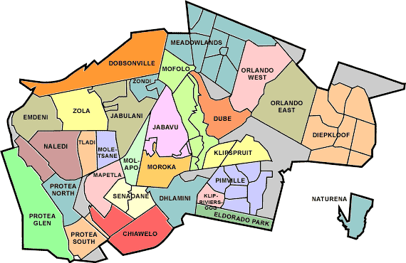 soweto province map