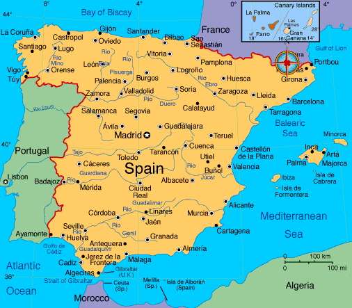 Spain Map