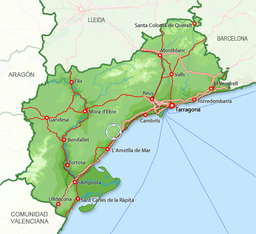 Le Hospitalet map