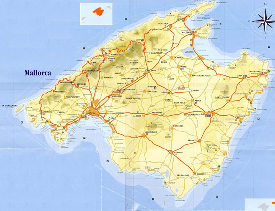 mallorca map