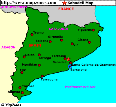sabadell province map