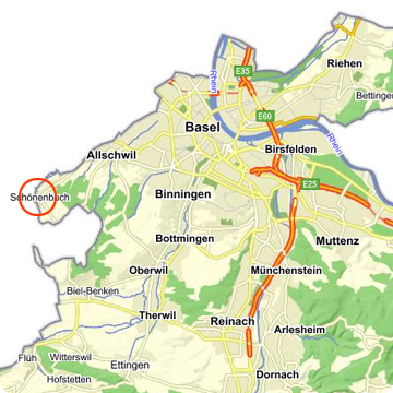 Allschwil province map