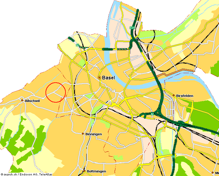 Allschwil basel map