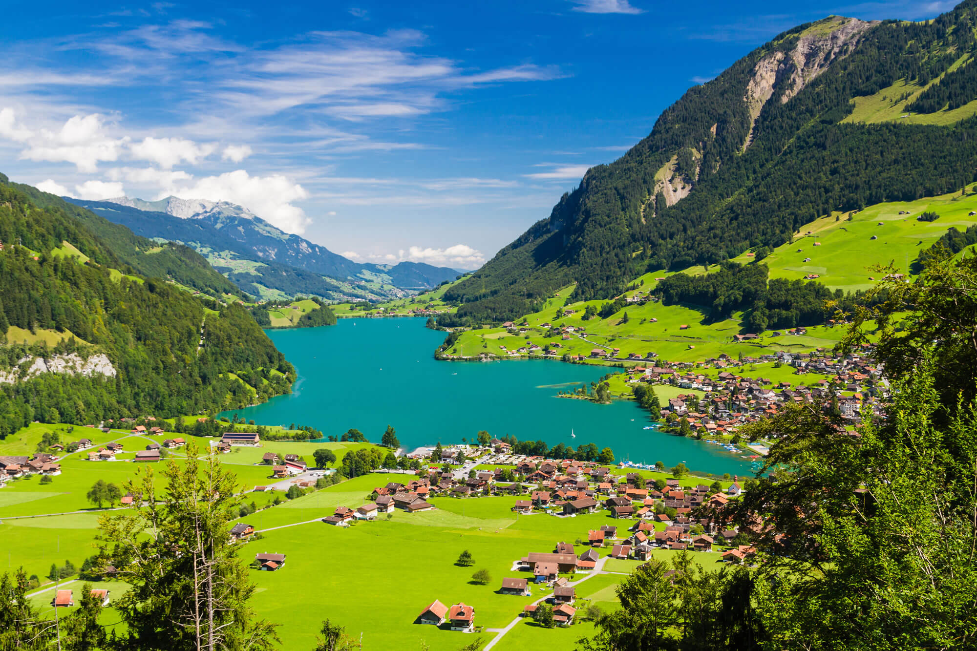 Lake Lungern Valley, Switzerland
