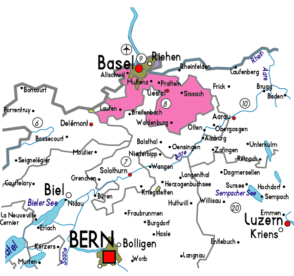 basel province map