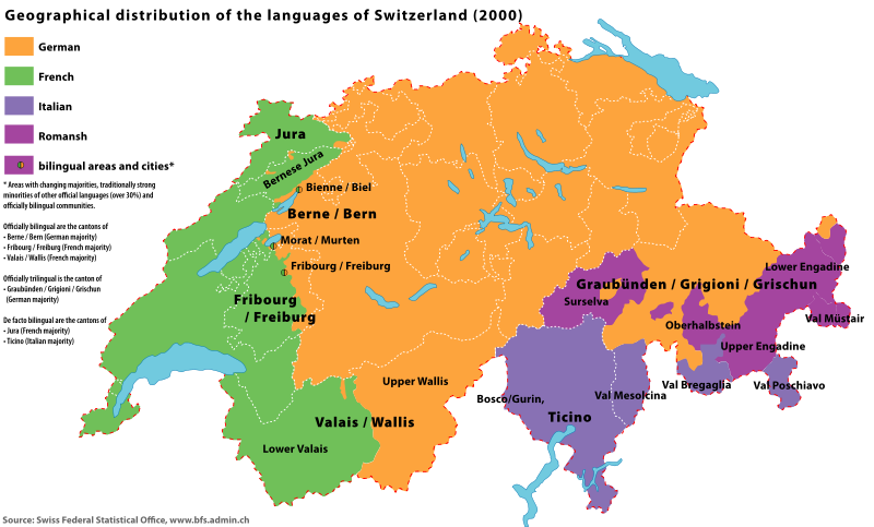 languages of Switzerland Carouge