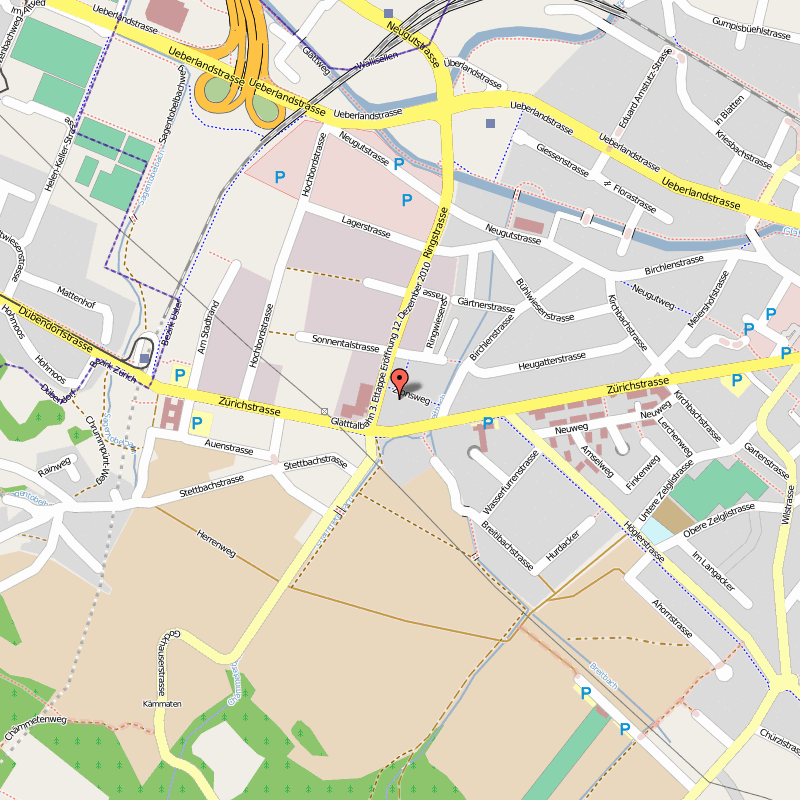 City map of Dubendorf