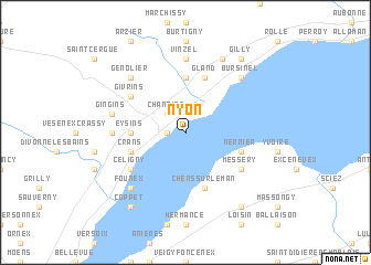 Nyon map