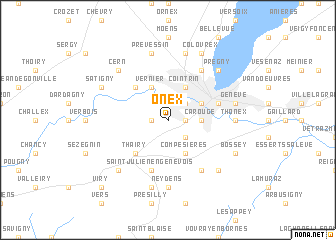 Onex map
