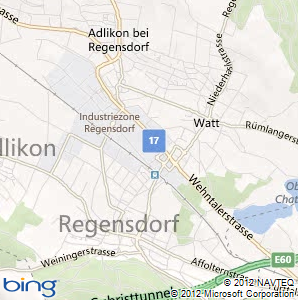 Regensdorf map