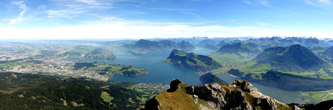 View From Pilatus Switzerland