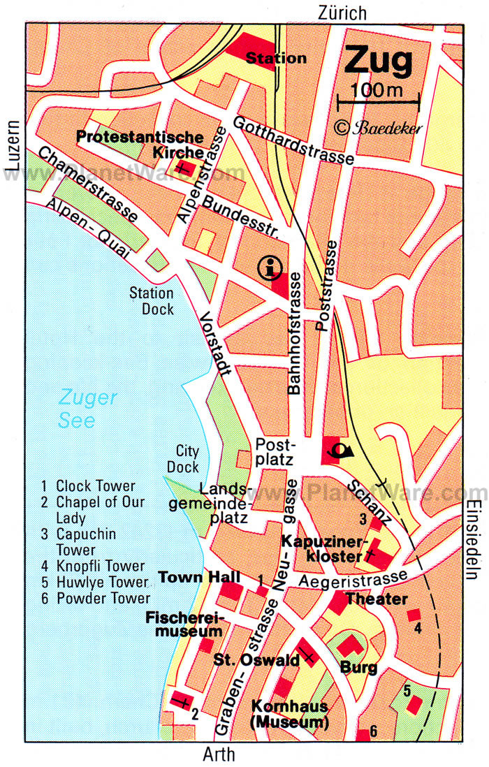 map of Zug