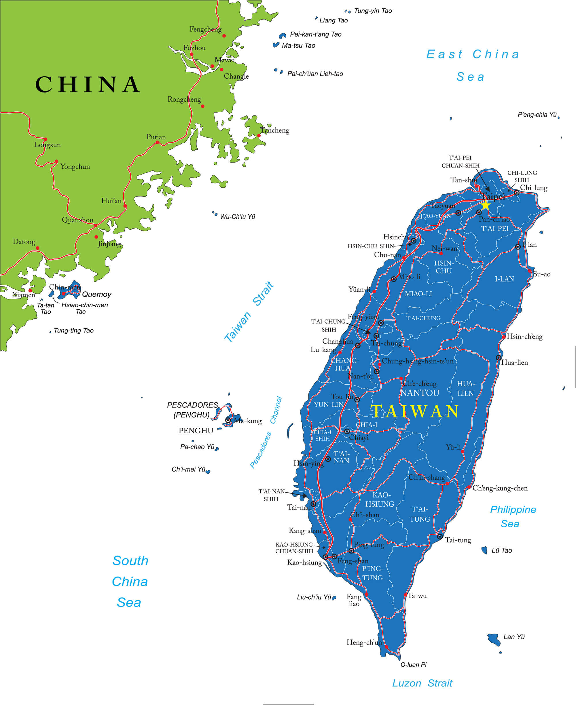 Taiwan Map