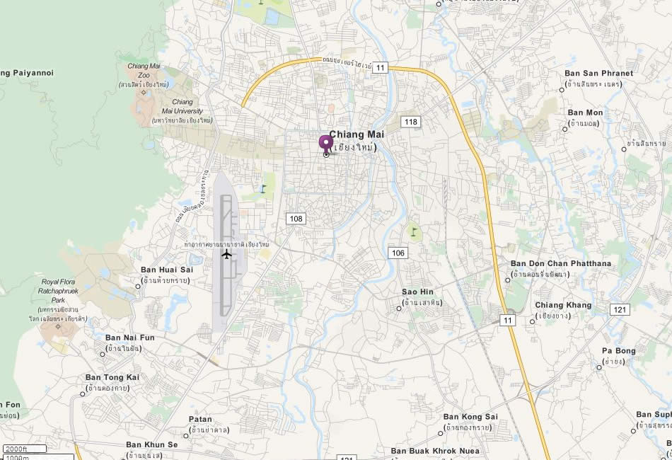 Chiang Mai map
