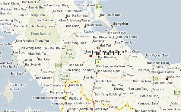Hat Yai Map