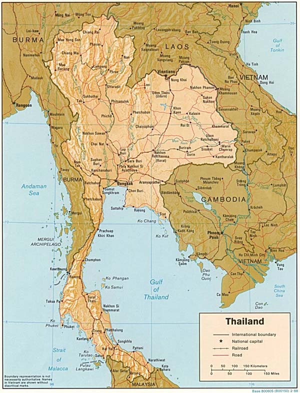 Thailand Khon Kaen map