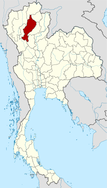 Thailand Lampang location map