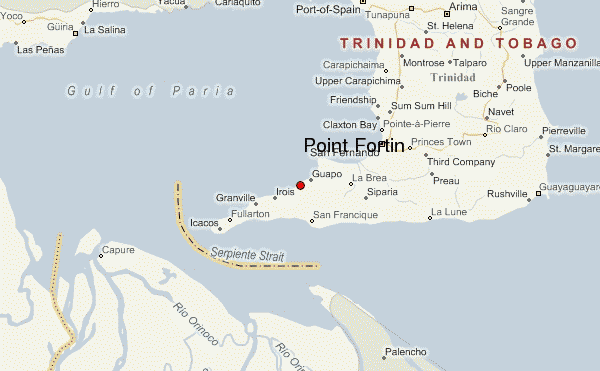 Point Fortin Map