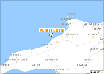 location map of Point Fortin