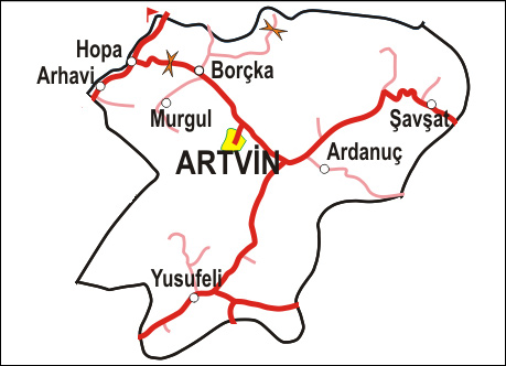 artvin maps
