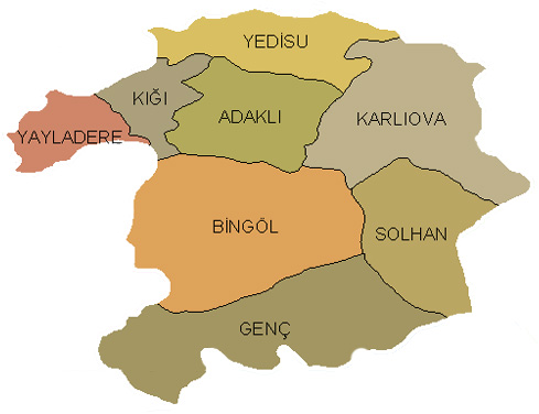bingol towns map