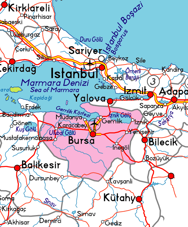 bursa map