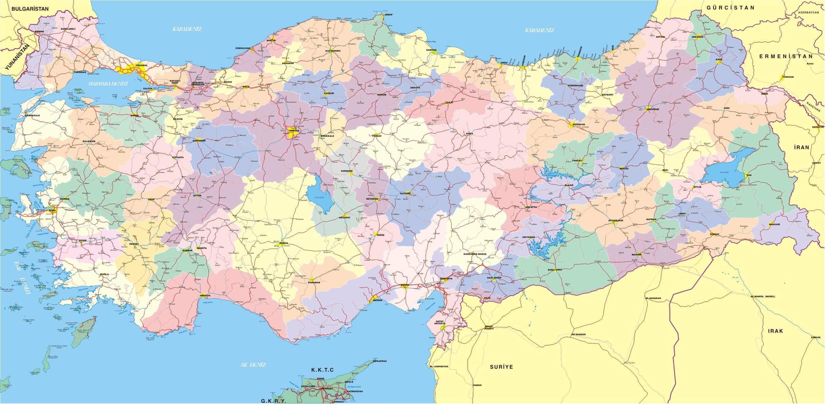 Turkey Map