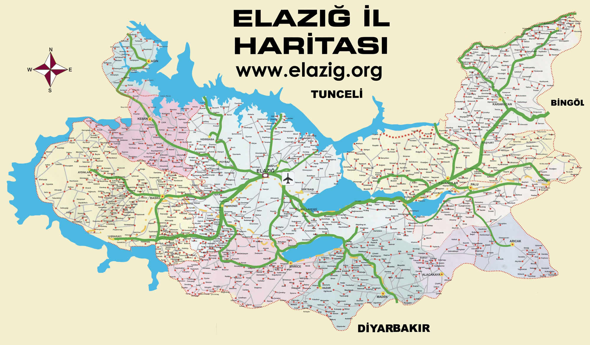elazig road map